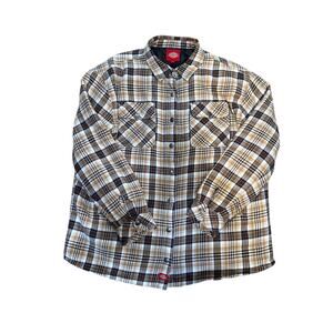 Dickies Womens Quilted Snap Flannel